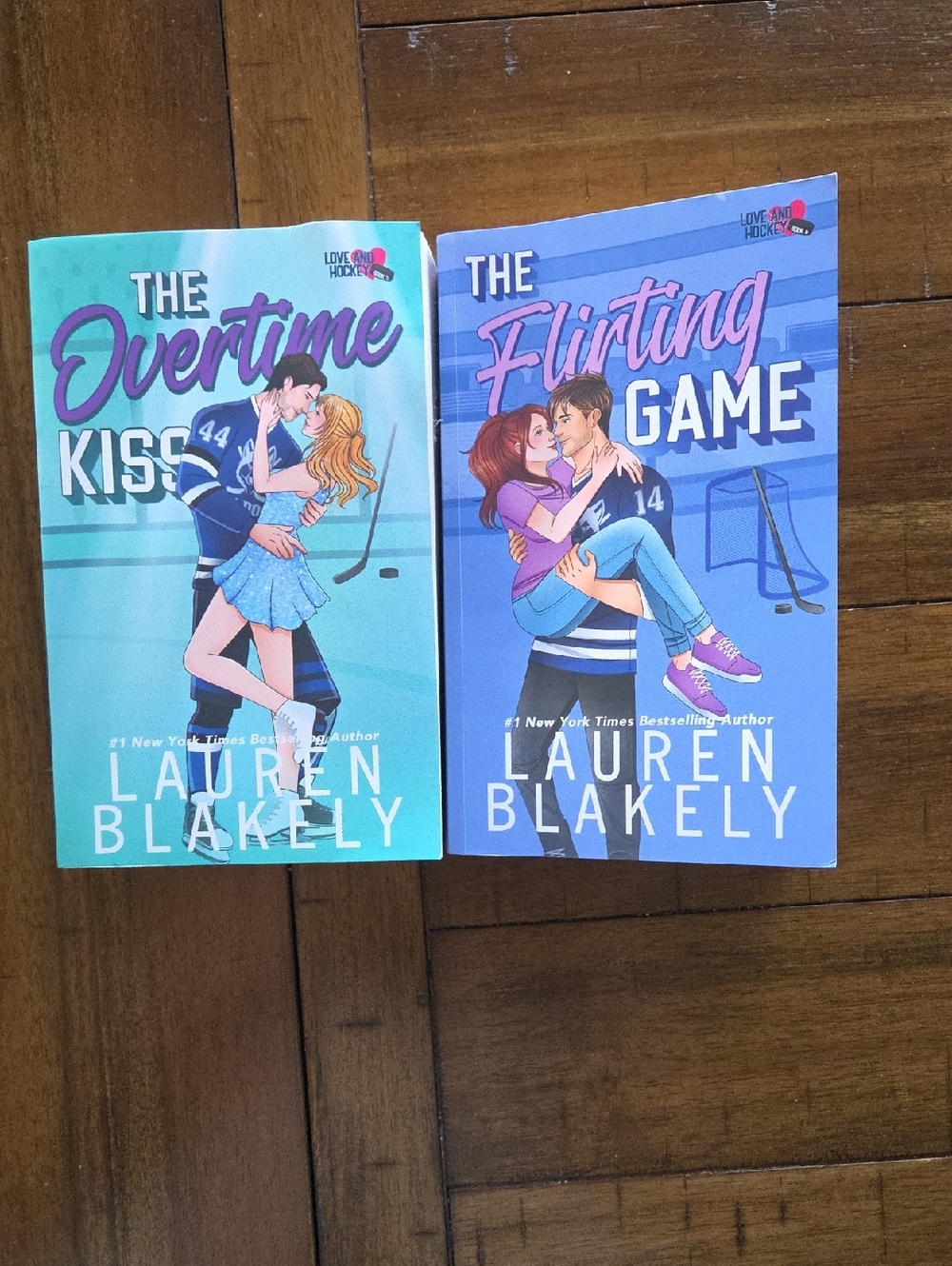 The Overtime Kiss & The Flirting Game - Lauren Blakely - Love And Hockey Series